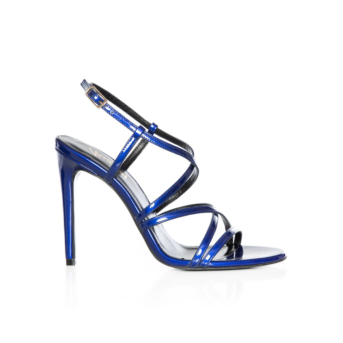 Matraş Kadın Topuklu Sandalet Sax Mavi 9FF-1471