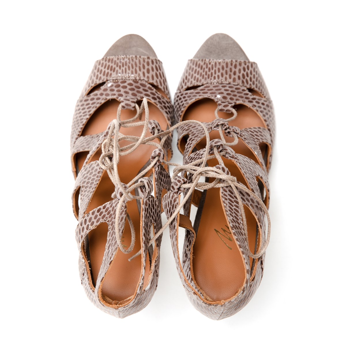 Matraş Kadın Deri Topuklu Ayakkabı 9FF-1044