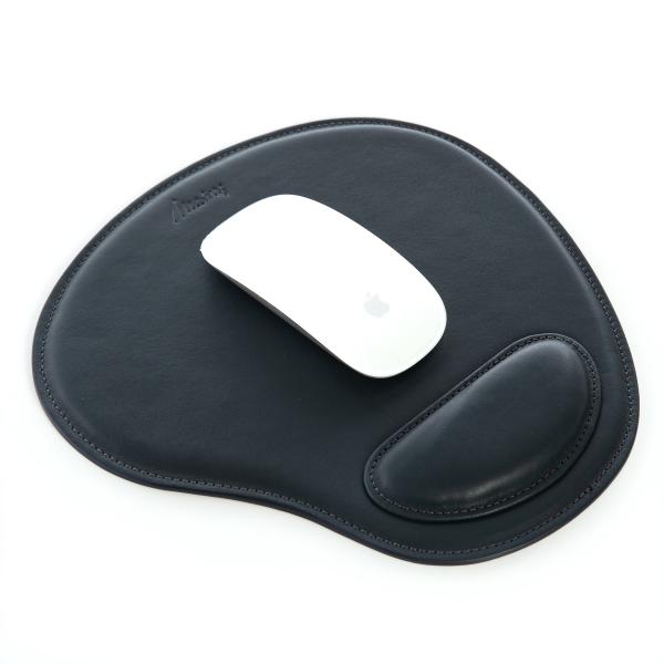 Matraş Gerçek Deri Bilek Destekli Mousepad Lacivert 0HH-1019