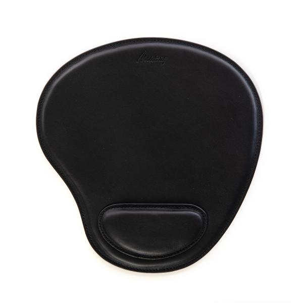 Matraş Gerçek Deri Bilek Destekli Mousepad Siyah 0HH-1019