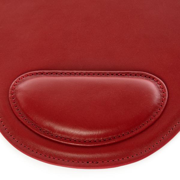 Matraş Gerçek Deri Bilek Destekli Mousepad Kırmızı 0HH-1019