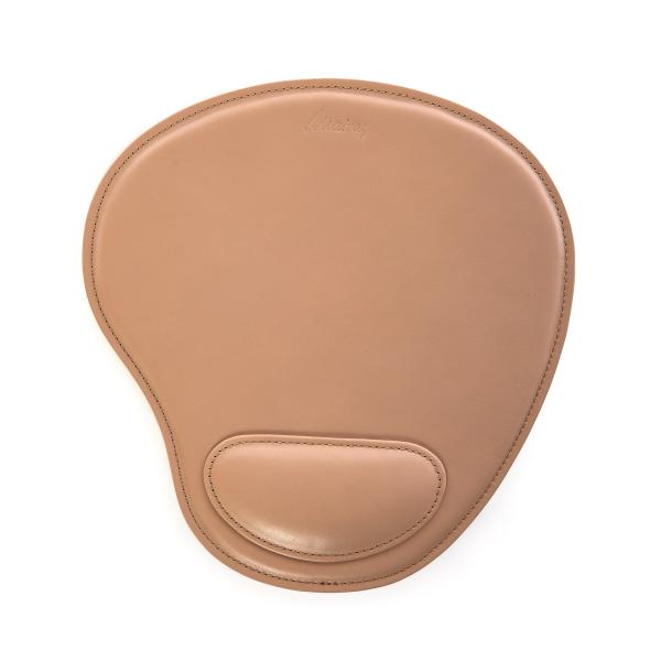 Matraş Gerçek Deri Bilek Destekli Mousepad Bej 0HH-1019
