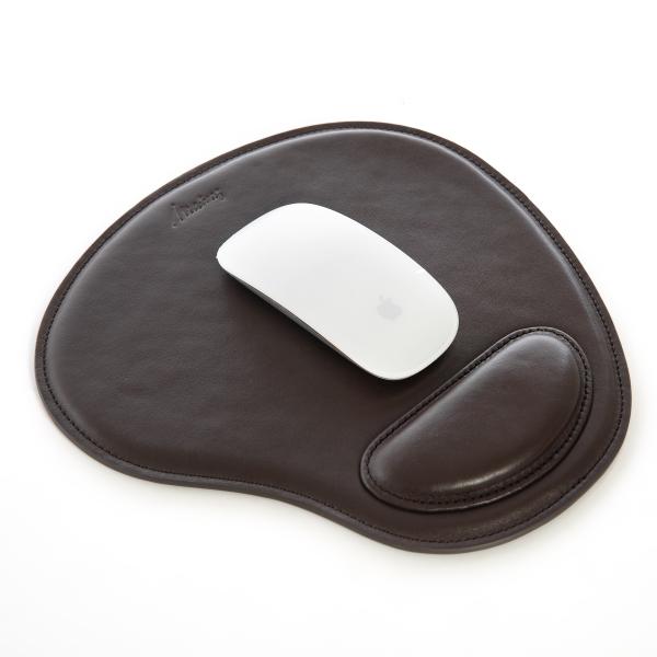 Matraş Gerçek Deri Bilek Destekli Mousepad Koyu Kahve 0HH-1019