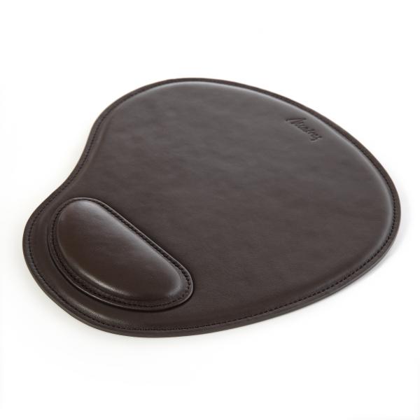 Matraş Gerçek Deri Bilek Destekli Mousepad Koyu Kahve 0HH-1019