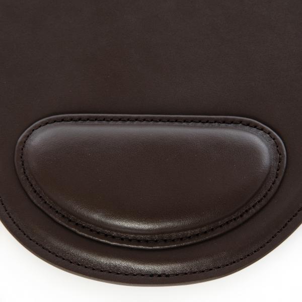 Matraş Gerçek Deri Bilek Destekli Mousepad Koyu Kahve 0HH-1019