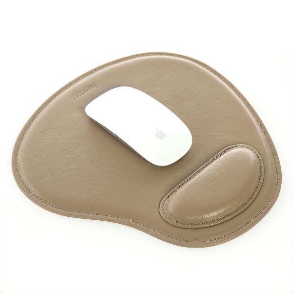 Matraş Gerçek Deri Bilek Destekli Mousepad Gri 0HH-1019