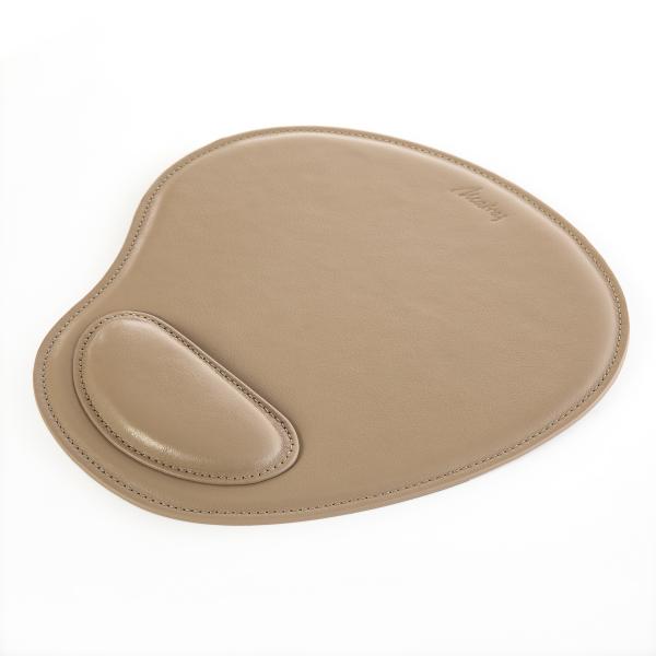 Matraş Gerçek Deri Bilek Destekli Mousepad Gri 0HH-1019