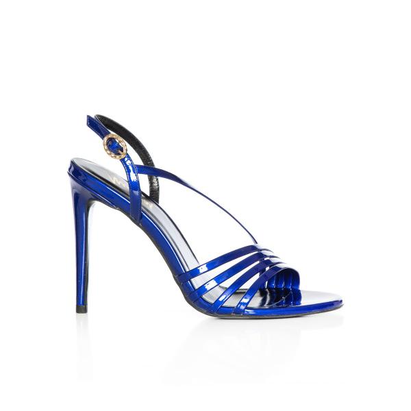 Matraş Kadın Topuklu Ayakkabı Sax Mavi 9FF-1481