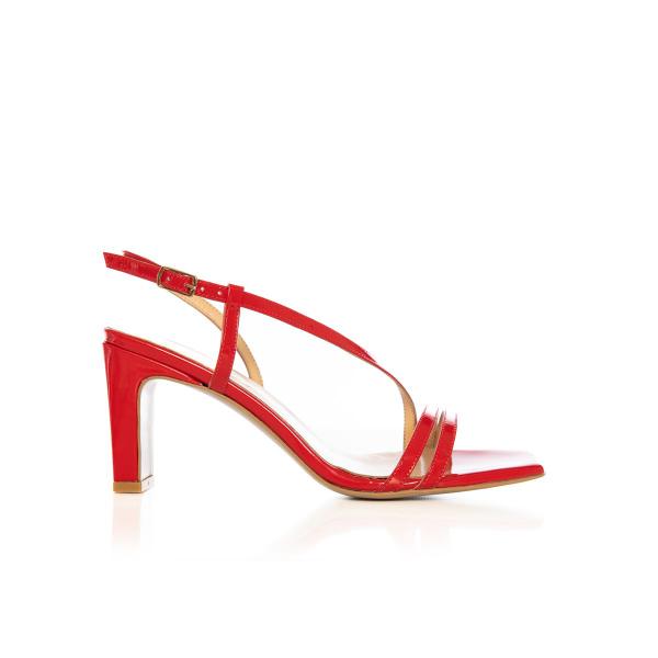 Matraş Kadın Topuklu Ayakkabı Kırmızı 9FF-1492