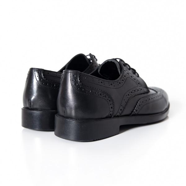 Matraş Erkek Deri Klasik Ayakkabı Siyah 9FF-7155