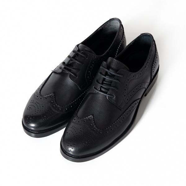 Matraş Erkek Deri Klasik Ayakkabı Siyah 9FF-7155