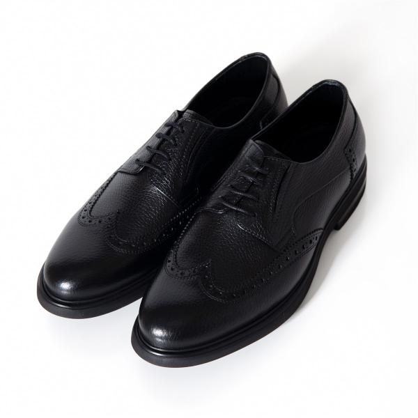 Matraş Erkek Deri Klasik Ayakkabı Siyah 9FF-7145