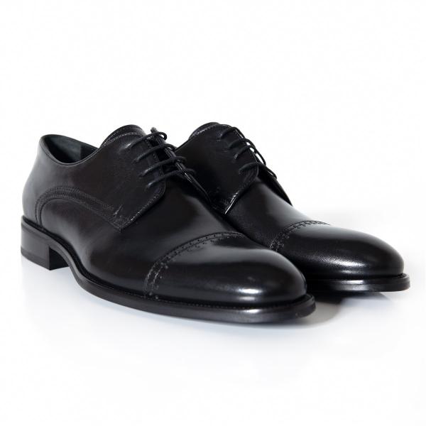 Matraş Erkek Deri Klasik Ayakkabı Siyah 9FF-7144