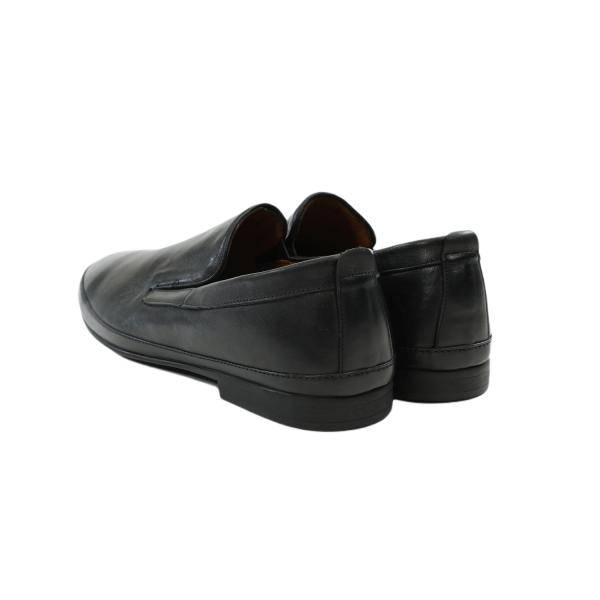 Matraş Erkek Deri Günlük Ayakkabı  Siyah 9FF-7010
