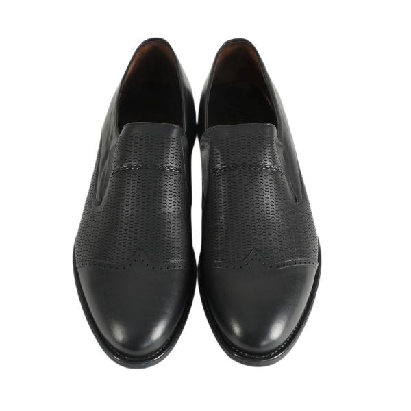 Matraş Lastik Detaylı Klasik Ayakkabı Siyah