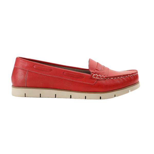 Matraş Kadın Loafer Ayakkabı  Kırmızı 9FF-1104