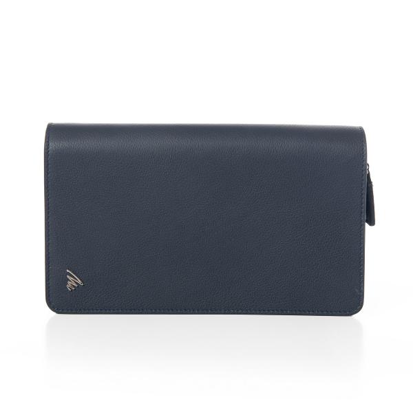 Matraş Unisex Lacivert Deri Portföy Çanta 0OO-1012