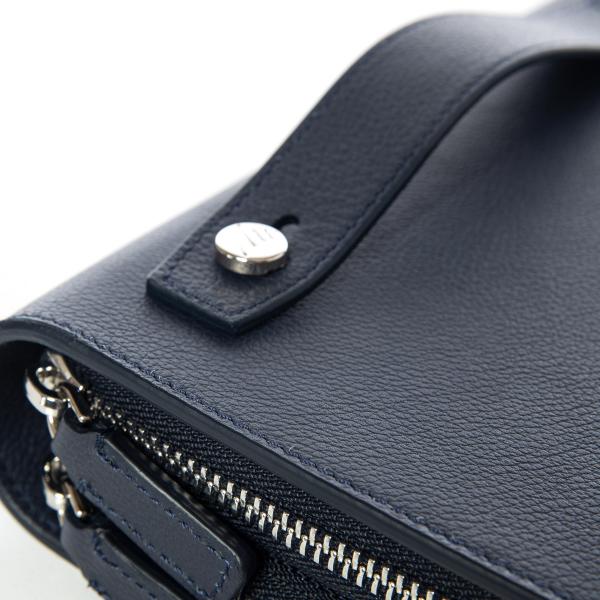 Matraş Unisex Lacivert Deri Portföy Çanta 0OO-1012