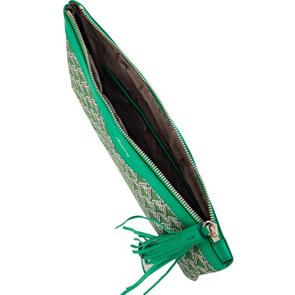 Matraş Kadın Clutch Çanta  Yeşil 0BB-1021