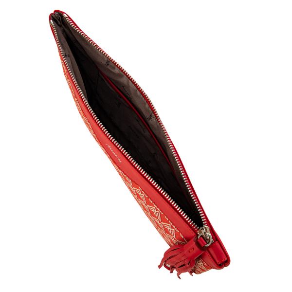 Matraş Kadın Clutch Çanta  Kırmızı 0BB-1021