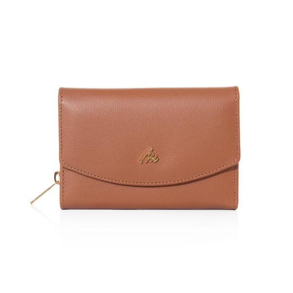 Matraş Kadın Taba Gerçek Deri Cüzdan – 14x10x5 cm