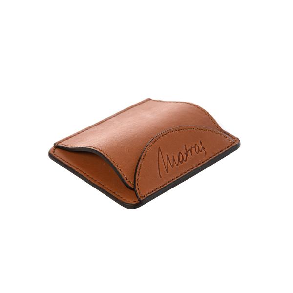 Matraş Hakiki Masaüstü Deri Kartvizitlik 10x8 cm Taba