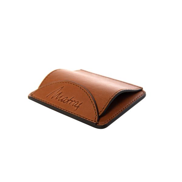 Matraş Hakiki Masaüstü Deri Kartvizitlik 10x8 cm Taba
