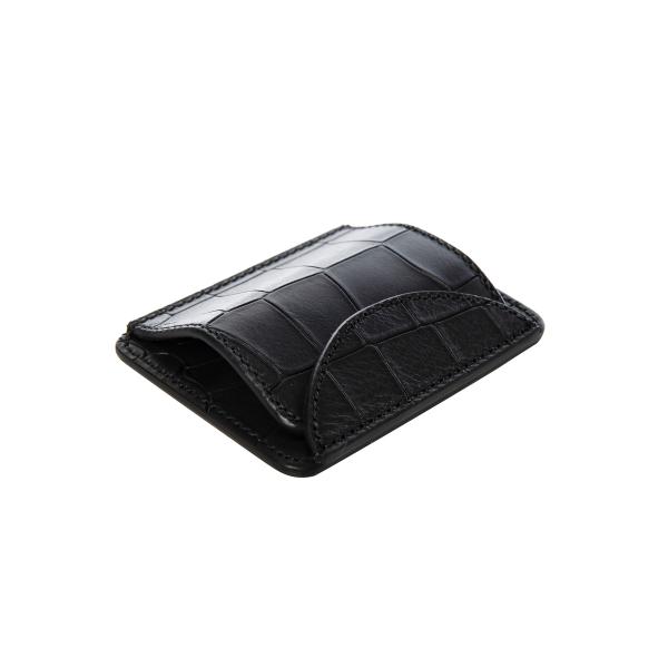 Matraş Hakiki Masaüstü Deri Kartvizitlik 10x8 cm Siyah