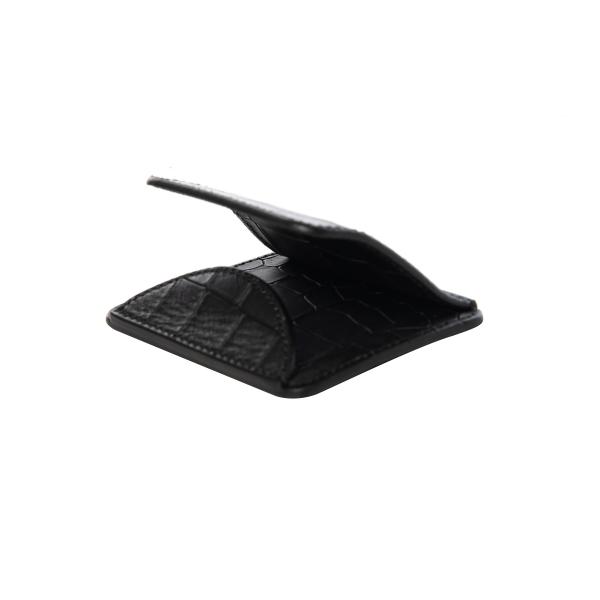 Matraş Hakiki Masaüstü Deri Kartvizitlik 10x8 cm Siyah