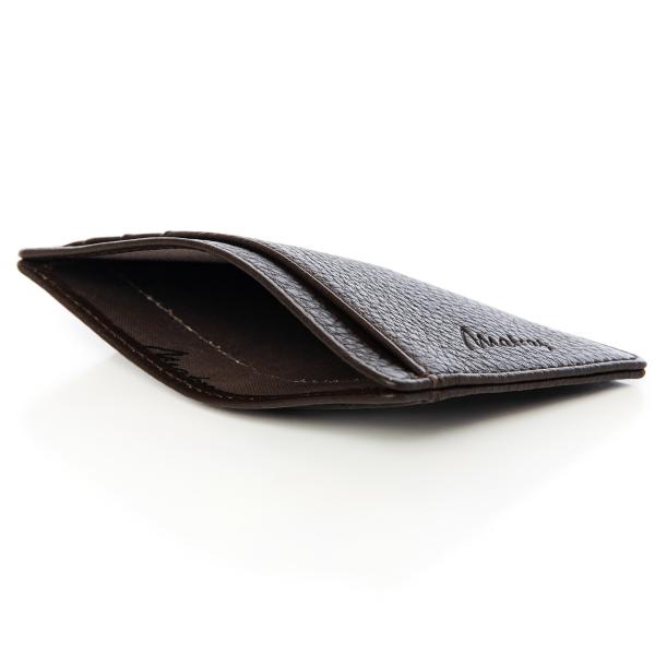 Matraş Erkek Şeffaf Deri Kartlık 11x8 cm Koyu Kahve