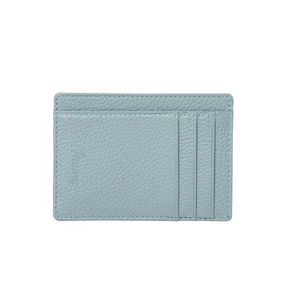 Matraş Erkek Şeffaf Deri Kartlık 11x8 cm Buz Mavisi 