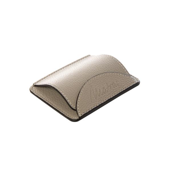 Matraş Hakiki Masaüstü Deri Kartvizitlik 10x8 cm Gri