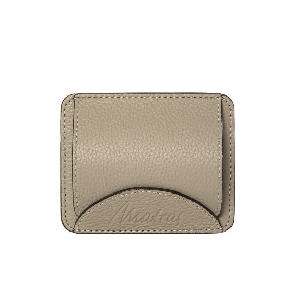 Matraş Hakiki Masaüstü Deri Kartvizitlik 10x8 cm Gri