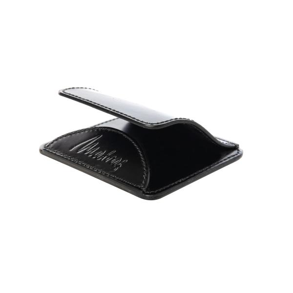 Matraş Hakiki Masaüstü Deri Kartvizitlik 10x8 cm Siyah