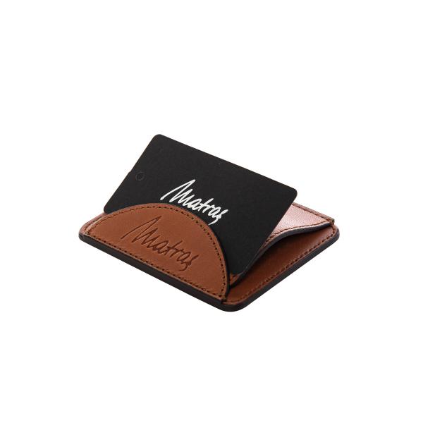 Matraş Hakiki Masaüstü Deri Kartvizitlik 10x8 cm Taba
