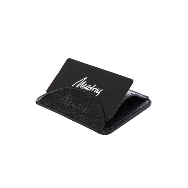 Matraş Hakiki Masaüstü Deri Kartvizitlik 10x8 cm Siyah